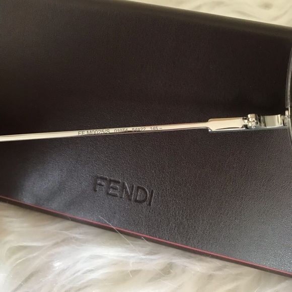 Authentic Fendi 54 mm Palladium Sunglasses - Picture 6 of 8